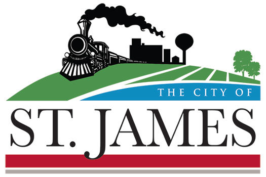 The City of St. James logo