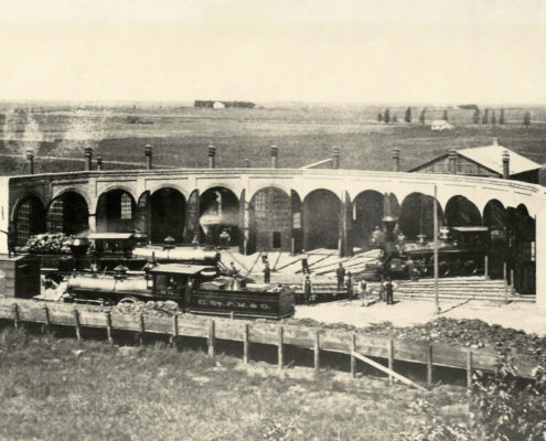 Roundhouse photo from 1880